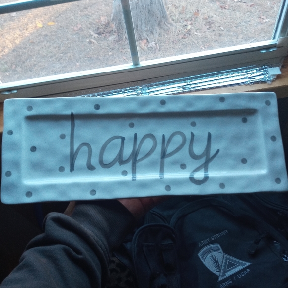 2019 glass mudpie hostess serving dish - Picture 1 of 5